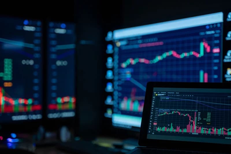 Financial market screens illustrating the elevated S&P 500 Shiller P/E ratio